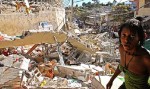 H rubble The earthquake has left much of the tiny country in ruins.