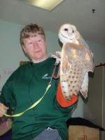 Jean Soprano talked to the children from the Phoenix-2 Head Start Preschool/UPK/Day Care and presented Eyesly Owl, talking about how and where owls live, about their feathers and what they eat.