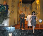 Trinity graduation lanza__2010 Gabriella Lanza heads back to her seat after receiving her diploma from Principal David Friedlander.