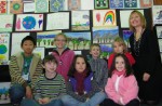 Riley Art Students Gain From Mortenson Several Charles E. Riley Elementary School students were on hand to greet visitors at the river’s end book store recently as students had their artwork, relating to the Greg Mortenson visit, on display. In front are Rufus Leo, Megan Delong and Emma Delong. In back are Linwei Chen, Alexa Quesnell, Michael Harris, Miranda Gilbert and art teacher Rebecca Woods.