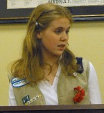 scout camille graham_01 Camille Graham is organizing a project to allow people to show how much they support our troops.