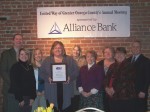 United Way Honors Pathfinder Bank The United Way of Greater Oswego County presented Pathfinder Bank with the Company Campaign Award. From left are: Rob Rolfe, Terri Richardson, Rebecca Knox, Laurie Pryor, Cindy Claflin, Roberta Davis, Marsha Dorval, Cathy Duncan, and Thomas Schneider, president and CEO of Pathfinder Bank.
