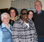 Donna Reese aurora Pictured from the left are North Syracuse Lioness president Gloria Mitton; secretary Judy Paduano; Reese; treasurer Paige Archambeault and vice-president Len Paduano.