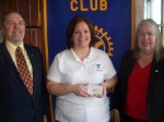 Oswego Sunrise Rotary Learns About YMCA Programs From left are George Reed, Jackie Sheffield and Rotary President Carol Reed.