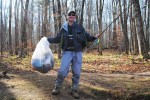 lotac - john wehrle The Lake Ontario Tributary Anglers Council will hold a trash cleanup May 7 on the Salmon River. Pictured is LOTAC member John Wehrle at the group’s catch and clean tournament last fall. (Photo by Jessica Burt, Oswego County Tourism Office.)