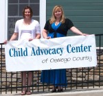 Child Advocacy Center Opens Pulaski Office Mental health counselor Melissa Baker (left) and Executive Director of the Child Advocacy Center of Oswego County Karrie Damm stand outside the CAC’s new satellite office, in Pulaski.