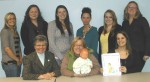 OCO Accepting Referrals For Newly Expanded Teen Parent Program OCO recently expanded its OPTIONS program by adding an Adolescent Family Life OPTIONS coordinator and four case specialists. Seated from left are: AFL OPTIONS coordinator Linda Eagan; enhancement services coordinator for OCO Youth & Family Services, Kathleen Knopp and OPTIONS program manager Christina Piscitelli. Standing from left are: case specialists: Aimee Goulette, Cali Sawyer, Erica Laubhan, Melissa Lamb, Alyse Fleming and Stephanie Meeker.