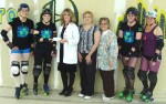Oz roller girls donate Oz Roller Girls Support Vets