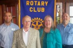 Rotary learns about Silver Sneakers From left are Mike Petruzzelli, speaker; H. L. Lower; club president Carol Reed and member George A. Reed.