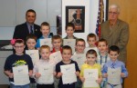 School Board Recognizes Cancer Fighters Cancer fighting students recognized