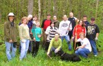 church group great bear King of Kings Lutheran Church Senior High Youth Group and advisors working at Great Bear