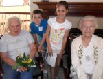 KPS Students, Seniors Meet After Months of Letter Writing Pen pals Evelyn Copps and Jake Chetney and Katie Fierro and Cecile O’Connell met face to face recently.
