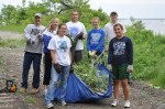 OHS Interact Student Interact With Environment Interact Club helps clean up Oswego's lakefront