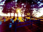 Post Cemetery At Sunset.B Take a walk through history