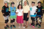 oz roller girls present donation Oz Roller Girls present donation