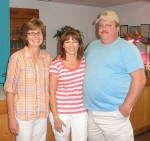 Resource Development Director for the United Way of Greater Oswego County, Lois Luber (left), meets with Paula and Ed Ward of Eddy’s Place Restaurant in Pulaski, to plan the menu for the agency’s Stone Soup Luncheon.