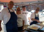 The United Way held its annual Harborfest Breakfast on July 30 at the Clubhouse Tavern in Oswego. From left are Terry Spath, volunteer cook; Melanie Trexler, executive director of United Way of Greater Oswego County; Dan Dorsey, of Eagle Beverage, planning committee chairperson; and volunteer cook, Patrick Barry.