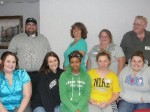 Pictured are new employees of OCO who have recently completed the agency’s orientation program. Seated from left are: Samantha Sheggrud, (Health Services); and Stephanie Pomerville, Verdell Dedeaux, Ashley Miller and Helen Conner, (Residential Services). Standing from left are: Mark Hammond, (Transportation); Carol Smith and Holly LaMond, (Residential) and Doug Rusaw, (Transportation).