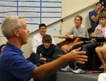 Longley Visits Oswego High School