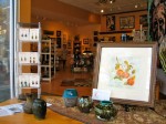 Window display at Lakeside Artisans in Canal Commons.