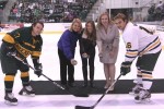 Dropping the puck for United Way