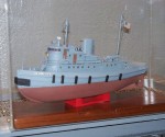 This model of the National Historic Landmark WWII Tug, LT-5, can be made from a kit available for purchase in the Treasure Chest Gift Shop at The H. Lee White Marine Museum. The Marine Museum and the Oswego Railroad Museum are offering “Beginning Model Building Workshops.”