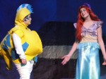 Ariel (Amber Tickle) and her sidekick Flounder (Maria Pelkey) prepare to embark on another adventure.
