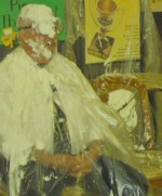 Larry Volan, store manager, was pie'd to help raise funds for the MDA.