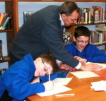 Students learn to capture the make believe of their imaginations in this recent writing workshop with Jim Farfaglia.