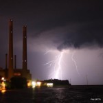 Joe Falcetti captured this image of Mother Nature's light show Monday night on Oswego's west side.