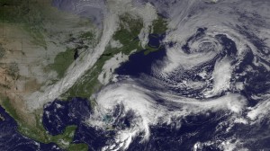 Hurricane Sandy. Image courtesy NOAA.