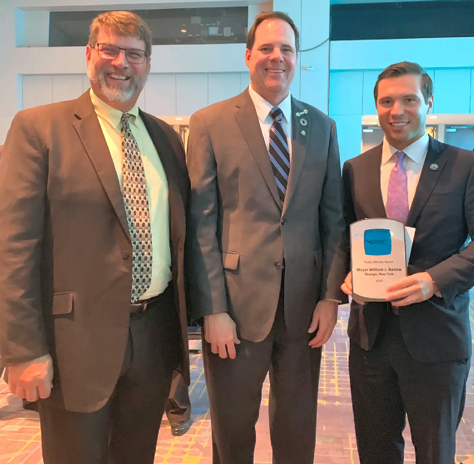 Mayor Barlow Receives 'Public Officials Award' From Water Environment Federation - Oswego Daily News