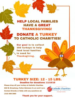 Catholic Charities Seeks Turkeys For Local Families In Need This ...